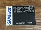 Tetris Original Nintendo Gameboy Instruction Manual Only