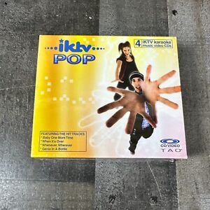 iKTV Pop - 4 iKTV Karaoke Music Video CD's ( CD, 2002, 4-Discs) New Sealed