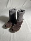 The North Face Boots Womens 9 Zip Lace Alana Mid Knit Foldover Winter Adult