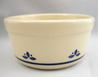 Roseville Friendship Pottery Bowl Crock Blue Flowers Stripe 5