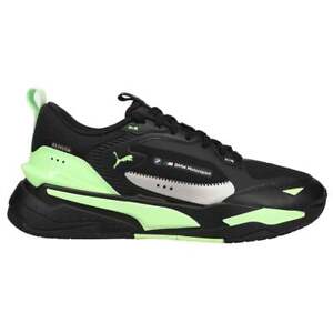 Puma Bmw Mms RFast Lace Up  Mens Black, Green Sneakers Casual Shoes 307027-01