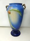 STUNING Vintage Roseville Pottery Blue Pine Cone Vase #750-14 - Pinecone