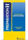 PREPARATION H Hemorrhoidal Suppositories Adult 24Ct