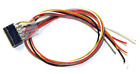 ESU 51951 Cable harness with 6-pin plug - NEM 651 - DCC colors length 300mm