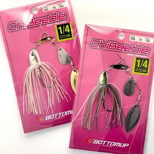 BottomUp ChiBeeble 1/4 oz Tandem Willow TW Spinnerbait (Choose Colors)