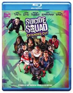 Suicide Squad (Extended Cut Blu-ray + DVD + Digital HD UltraViolet - VERY GOOD