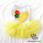 Cute Flower Dog Dress Tutu Summer Girl Dog Clothes for Small Dogs