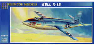 Glencoe 5120 Bell X-1B Experimental Supersonic Aircraft plastic model kit 1/48