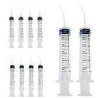 12cc Oral Dental Syringes Monoject Style Disposable Plastic Curved Tip (10 Pack)