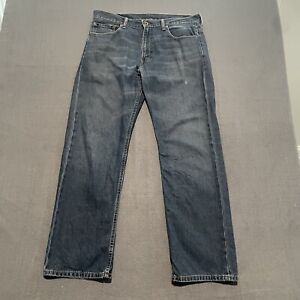 Levis 569 Jeans Mens 34x32 Blue Medium Wash Relaxed Fit Wide Leg Cotton Denim