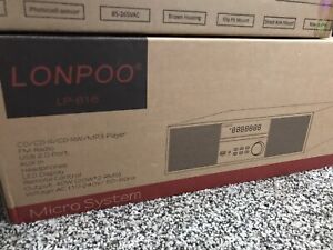 Lonpoo LP-816 Nostalgic Home Stereo System CD Player