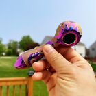 4.5inch Blown Glass Herb Smoking Pipe Ceremonial Tobacco Pipe, Glass Pipe