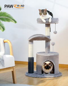 PAWZ Road Cat Tree Tower for Kitty with Free Interactive Cat Toy Scratching Post