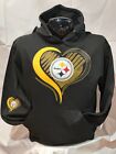 Pittsburgh Steelers NFL Pullover Hoodie Sweatshirt Heart Designs Apparel
