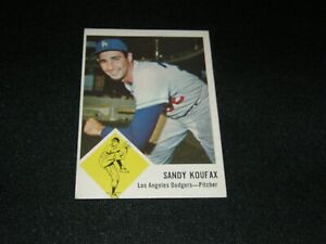 1962 FLEER BASEBALL CARD #42 SANDY KOUFAX LOS ANGELES DODGERS