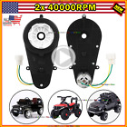 1 Pair 12V Power Wheels Gearbox 40000rpm Motor for Electric Car Kids Ride On Toy