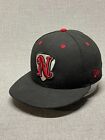 Nashville Sounds Hat Cap Mens 7 3/8 Fitted Black New Era 59Fifty Minor League