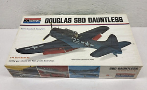 Vintage 1973 Monogram 1/48 Scale Douglass SBD Dive Bomber #6830 USA