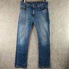 Levis Jeans Mens 34x32 527 Slim Fit Bootcut Medium Wash Denim Whisker Red Tab