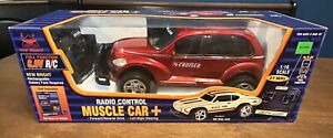 SEALED NEW BRIGHT 1/16  RADIO CONTROL MUSCLE CAR 70'S Red PT Cruiser