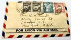1938 Santiago Chile Airmail Cover from S.S. Santa Lucia to New York Very Nice
