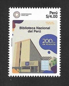 PERU - 2021 National Library #2013 - VF MNH