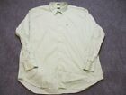 Clubhouse Collection Shirt Men's XXL Masters Golf Button Up Check Green Blue
