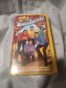 The Wiggles Magical Adventure! A Wiggly Movie Magical Songs VHS Tested and Works