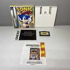 Sonic The Hedgehog Genesis Nintendo Game Boy Advance Gameboy GBA CIB No Manual