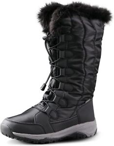 ALBETRIOUS Women's Waterproof Long Snow Boots Winter Thinsulate Insulation Warm