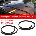 2X Roof Molding Drip Weatherstrip For Toyota Tundra Crewmax 2007-21 75552-0C060