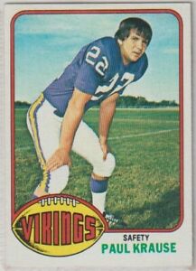 1976 Topps Football Cards (1-527) - Pick the Cards You Need to Complete Your Set