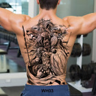 large temporary tatoo for men tattoo body art full back sexy tattoo sticker lion