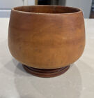 Antique Hawaiian Calabash Pedestal Bowl Wood Unsure Type? Monarch Period