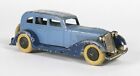1930s VINTAGE PREWAR TOOTSIETOY GRAHAM DIECAST CAR SEDAN 5-WHEEL TWO TONE BLUE