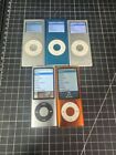 Bulk Lot of 5 Assorted Apple iPod Nanos