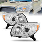 For 2006-2009 Toyota 4Runner 4Door Chrome Headlights Amber Corner Headlamps L+R (For: 2006 Toyota 4Runner)