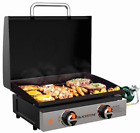 Portable Griddle with Hood Flat Top Grill Tailgating Camping LP Gas Blackstone