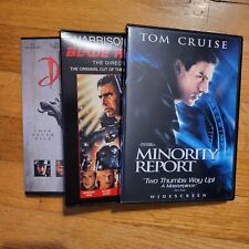 New ListingLot of 3 DVDs Minority Report/Dracula/Blade Runner Movies