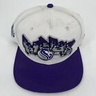 New Era Snapback Hat Men's One Size White Purple Sacramento Kings Baskeball NBA