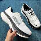 Hoka One One Bondi 8 Running Shoes in White Black Oreo Men's 12 Sneakers