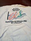 Vintage Sept. 1982 US Festival Concert T Shirt Size Medium Off-White Promo