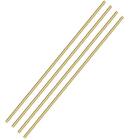 4 Pack 12 Inch x 1/8 Inch Round Brass Rod Lathe Bar Stock Kit for DIY Craft