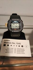 New Vintage CASIO G-SHOCK DW-5600E 1545 With Instruction Booklet