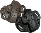 TAGUA Premium Series Right Hand Leather Open Top Belt Holster - Choose Gun