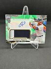 NY Yankees Oswald Peraza Topps Inception Green parallel RC patch auto 53/99