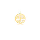 18k Solid Yellow Gold Tree of Life Pendant for Necklace for Women for Gift