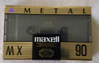 MAXELL MX 90 TYPE IV METAL BLANK AUDIO CASSETTE TAPE - MADE IN JAPAN - NEW