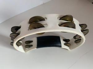 Rhythm Tech Tambourine, White inch (DST11) Mountable on any 3/8