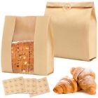 30 Pack Paper Bread Bags for Homemade Bread Sourdough Bread Bags Large Brown-30
